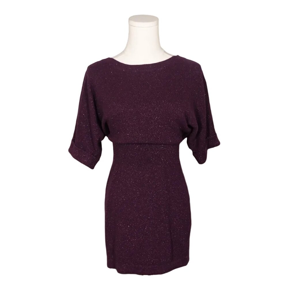 Express Y2K Mini Sweater Dress (XS)
